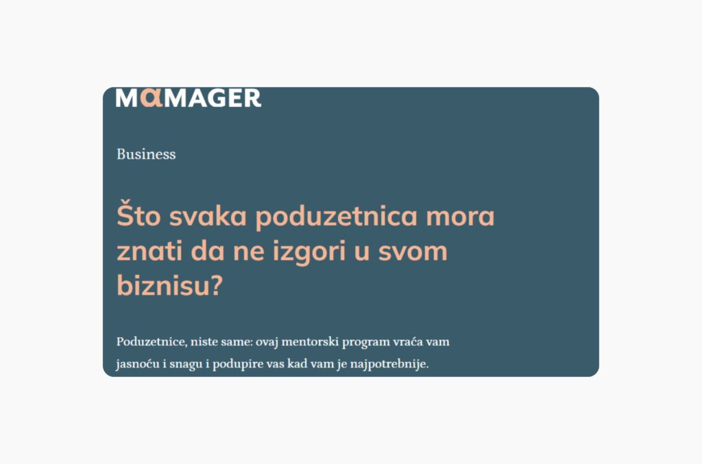 mamager znanjem do slobode